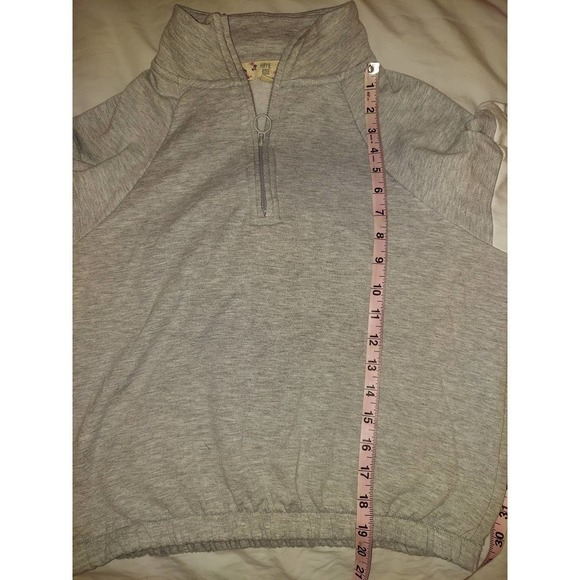 HIPPIE Rose Rayon Blend GrayWhite Women's Hoodie, Size Small - Picture 7 of 7